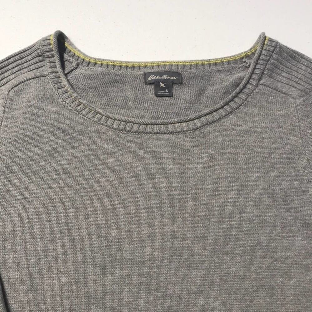 EDDIE BAUER Women’s Small Gray Cotton Sweater